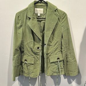 Banana Republic Olive Green Corduroy Blazer